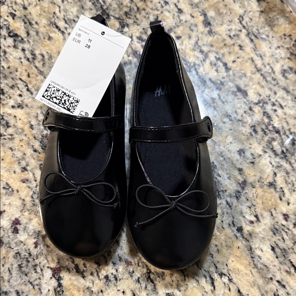 H&M Kids Elegant Black Dress Shoes